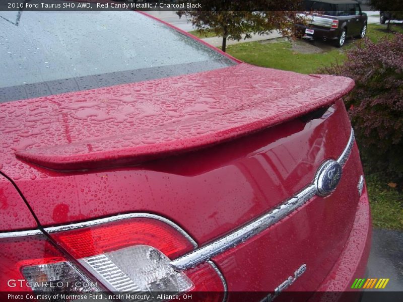 Red Candy Metallic / Charcoal Black 2010 Ford Taurus SHO AWD