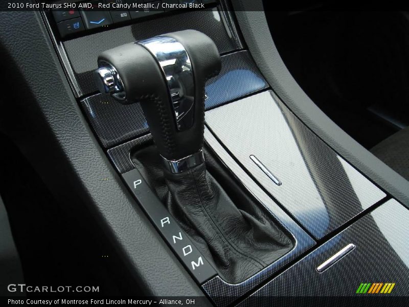 Red Candy Metallic / Charcoal Black 2010 Ford Taurus SHO AWD