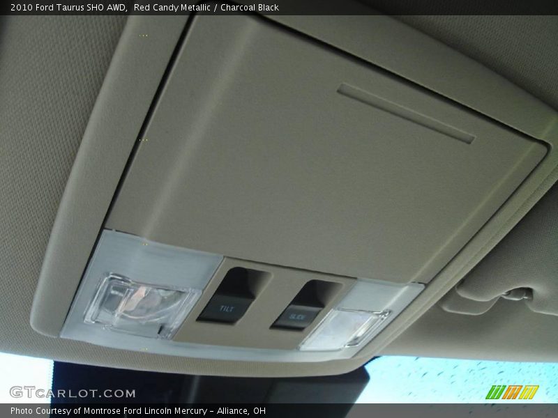 Red Candy Metallic / Charcoal Black 2010 Ford Taurus SHO AWD