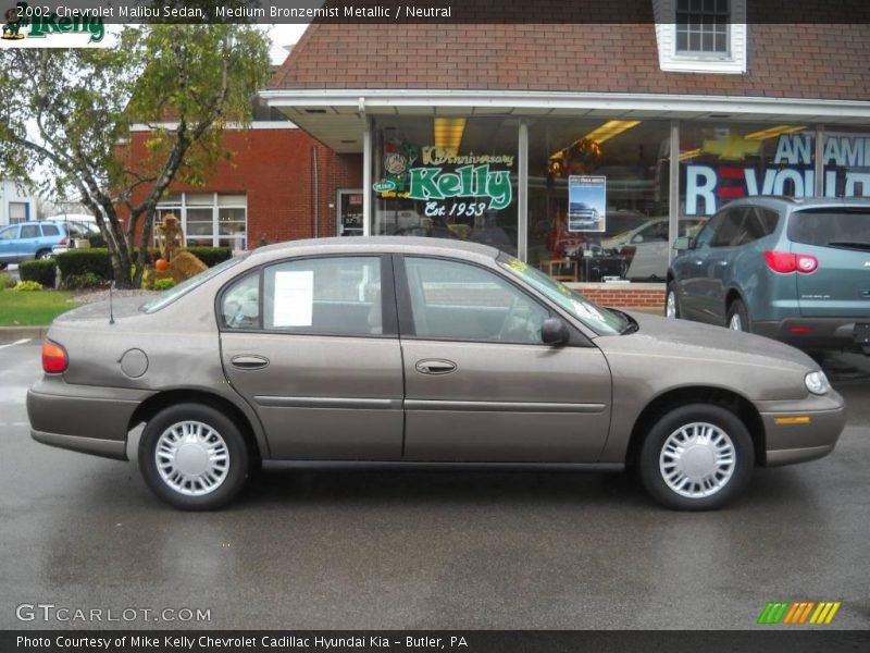 Medium Bronzemist Metallic / Neutral 2002 Chevrolet Malibu Sedan