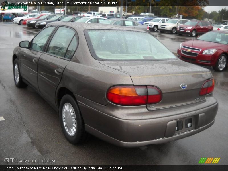Medium Bronzemist Metallic / Neutral 2002 Chevrolet Malibu Sedan