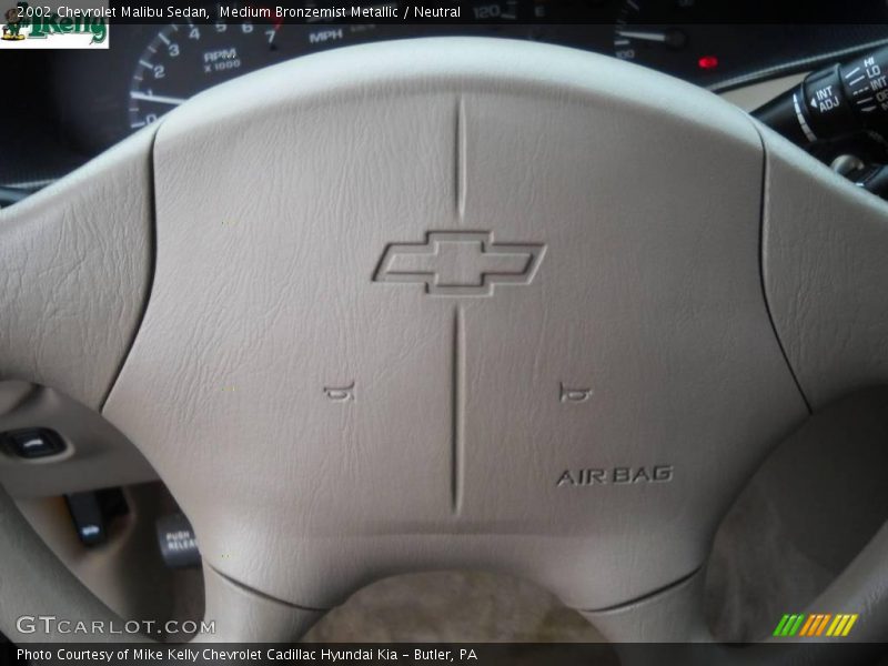 Medium Bronzemist Metallic / Neutral 2002 Chevrolet Malibu Sedan