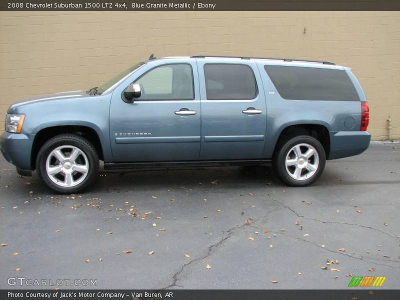Blue Granite Metallic / Ebony 2008 Chevrolet Suburban 1500 LTZ 4x4