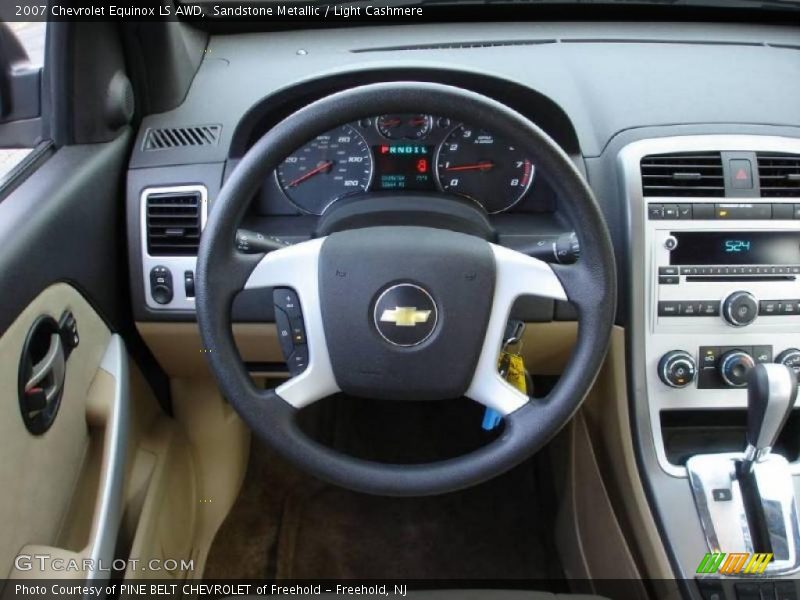 Sandstone Metallic / Light Cashmere 2007 Chevrolet Equinox LS AWD