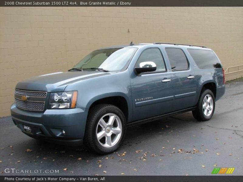 Blue Granite Metallic / Ebony 2008 Chevrolet Suburban 1500 LTZ 4x4