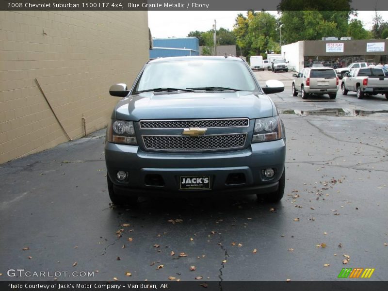 Blue Granite Metallic / Ebony 2008 Chevrolet Suburban 1500 LTZ 4x4