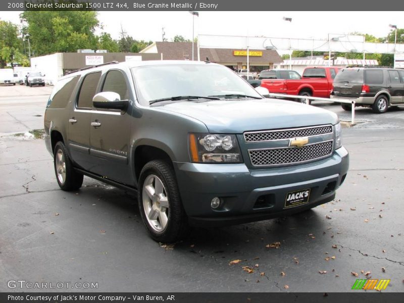 Blue Granite Metallic / Ebony 2008 Chevrolet Suburban 1500 LTZ 4x4
