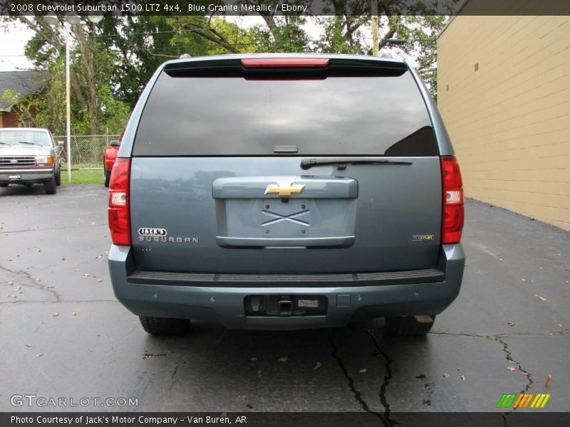 Blue Granite Metallic / Ebony 2008 Chevrolet Suburban 1500 LTZ 4x4