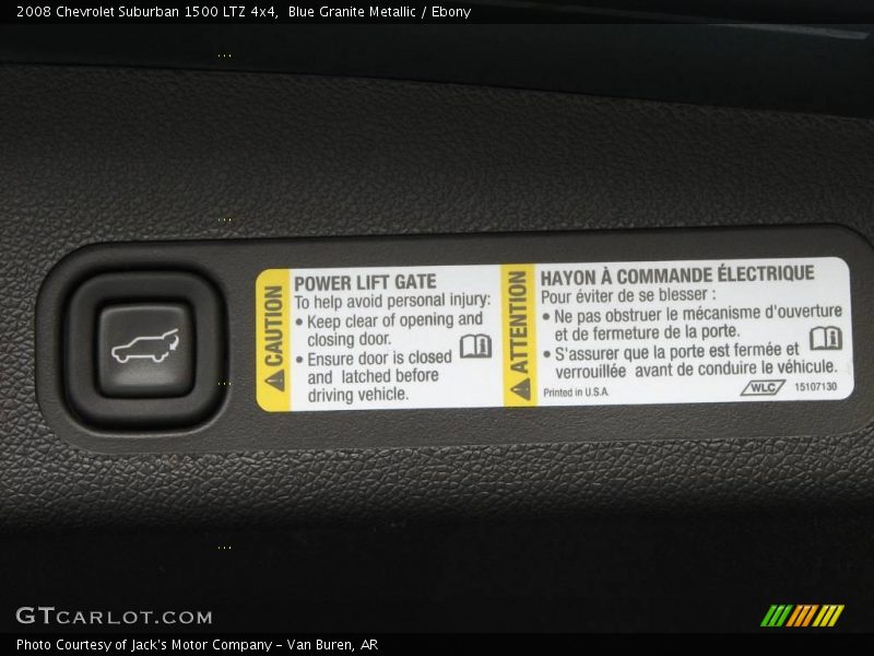 Blue Granite Metallic / Ebony 2008 Chevrolet Suburban 1500 LTZ 4x4