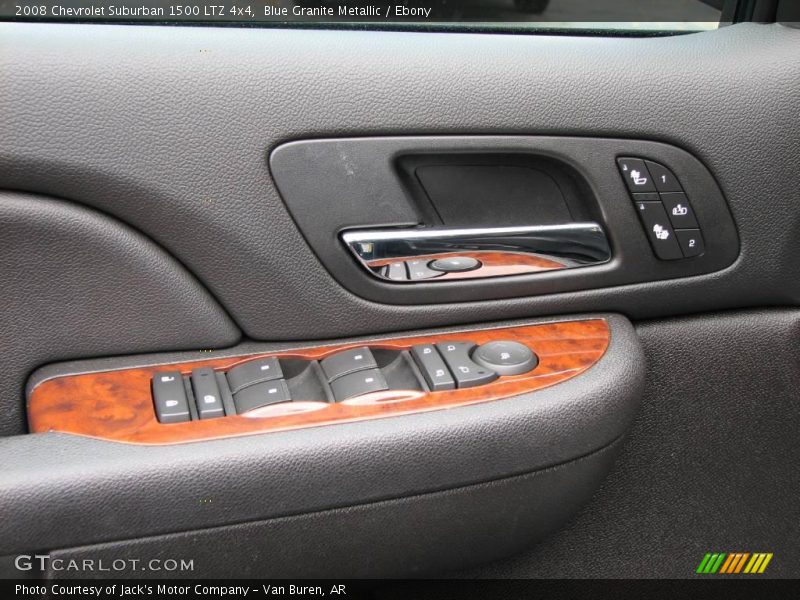Blue Granite Metallic / Ebony 2008 Chevrolet Suburban 1500 LTZ 4x4