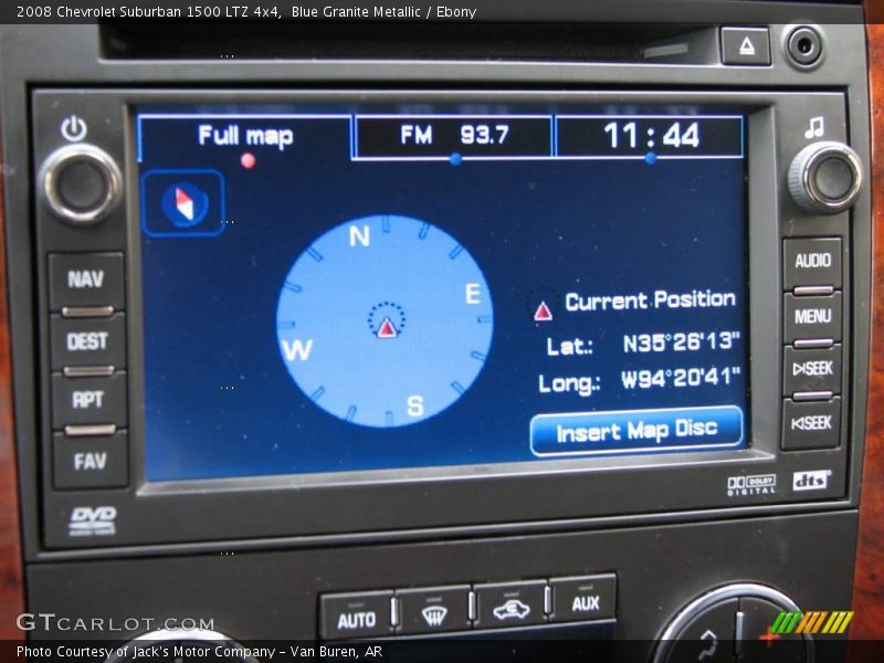 Blue Granite Metallic / Ebony 2008 Chevrolet Suburban 1500 LTZ 4x4