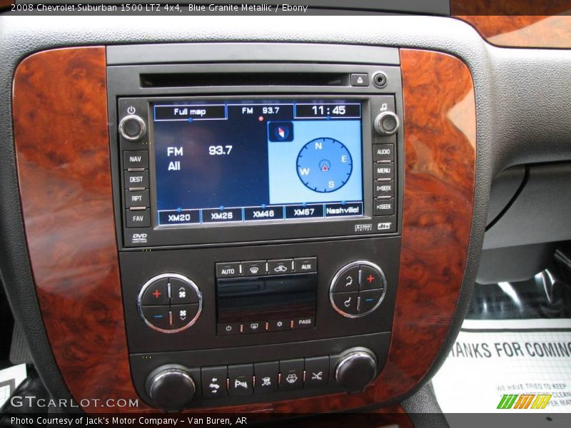 Blue Granite Metallic / Ebony 2008 Chevrolet Suburban 1500 LTZ 4x4