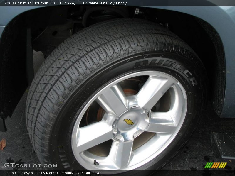 Blue Granite Metallic / Ebony 2008 Chevrolet Suburban 1500 LTZ 4x4