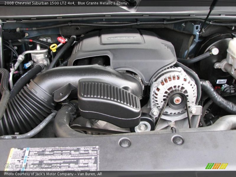 Blue Granite Metallic / Ebony 2008 Chevrolet Suburban 1500 LTZ 4x4