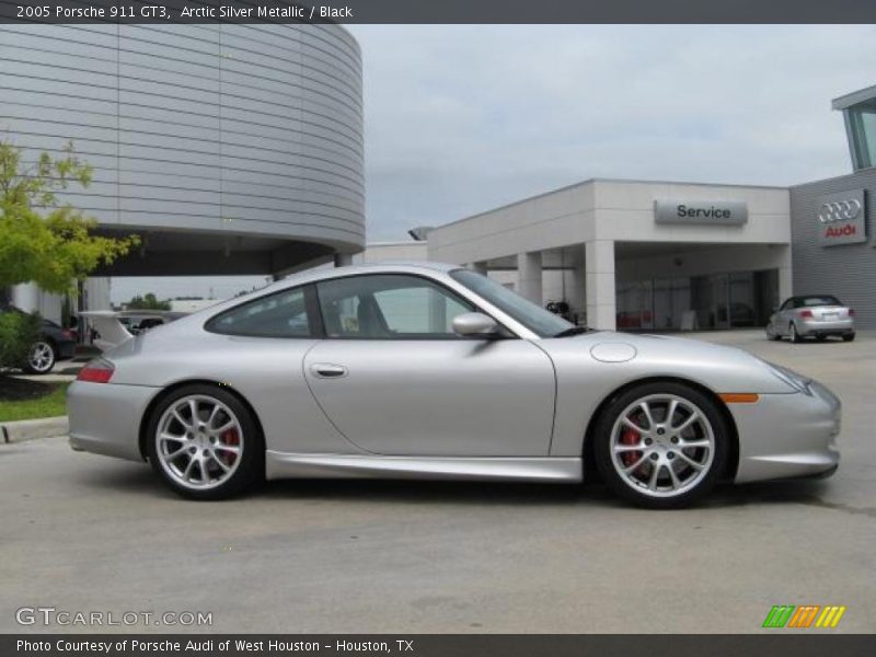 Arctic Silver Metallic / Black 2005 Porsche 911 GT3