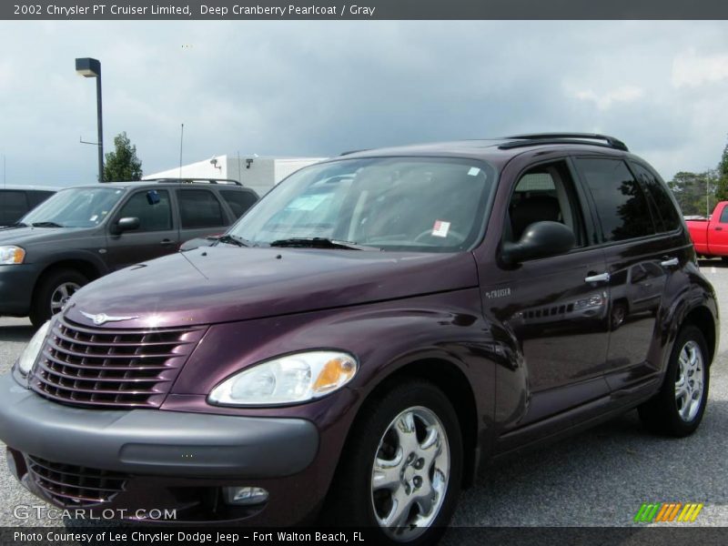 Deep Cranberry Pearlcoat / Gray 2002 Chrysler PT Cruiser Limited