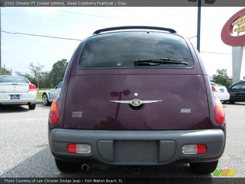 Deep Cranberry Pearlcoat / Gray 2002 Chrysler PT Cruiser Limited
