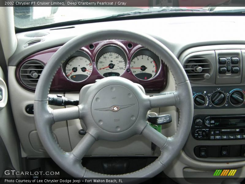 Deep Cranberry Pearlcoat / Gray 2002 Chrysler PT Cruiser Limited