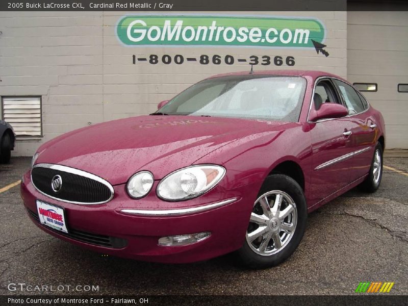 Cardinal Red Metallic / Gray 2005 Buick LaCrosse CXL