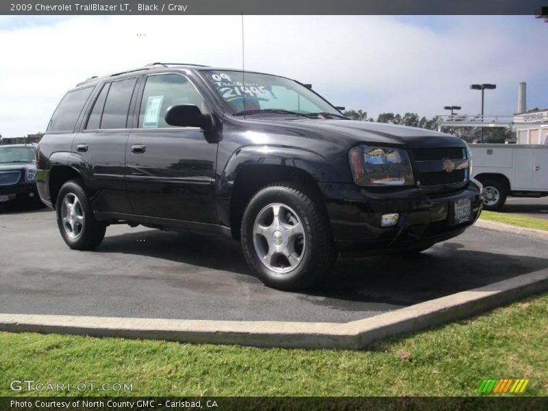 Black / Gray 2009 Chevrolet TrailBlazer LT
