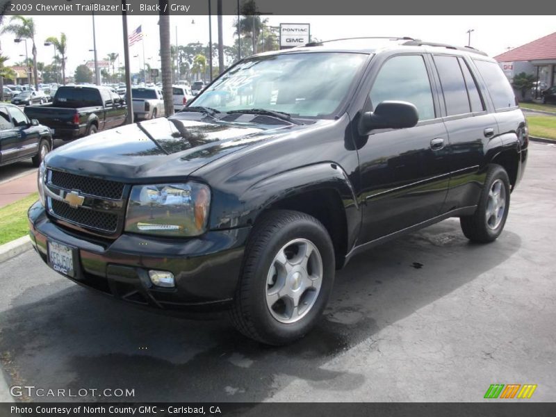 Black / Gray 2009 Chevrolet TrailBlazer LT