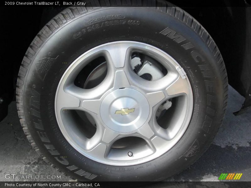 Black / Gray 2009 Chevrolet TrailBlazer LT