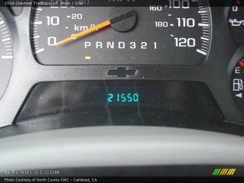 Black / Gray 2009 Chevrolet TrailBlazer LT