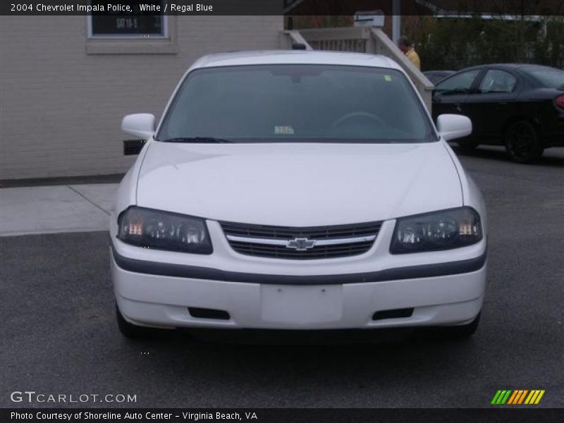 White / Regal Blue 2004 Chevrolet Impala Police