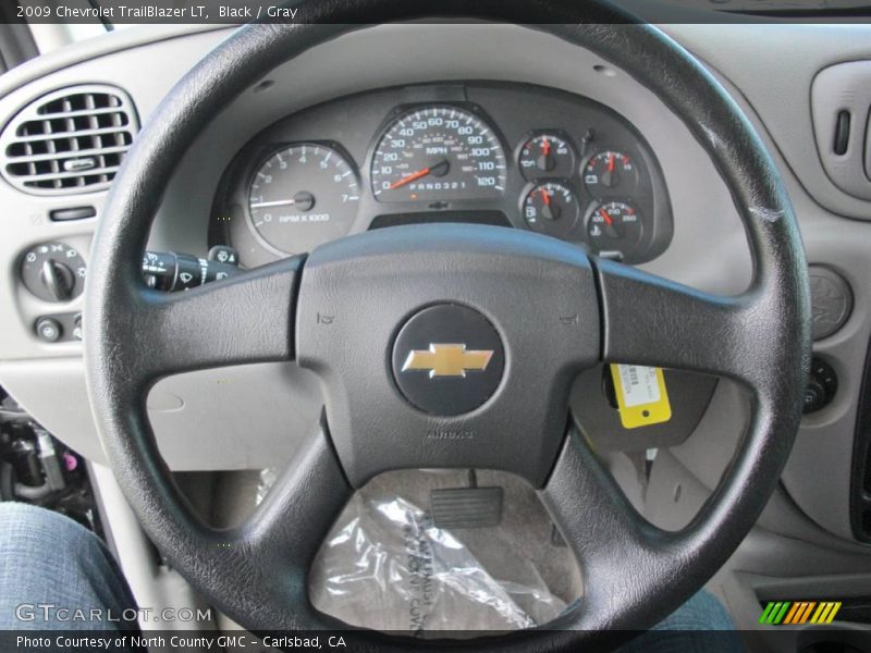 Black / Gray 2009 Chevrolet TrailBlazer LT