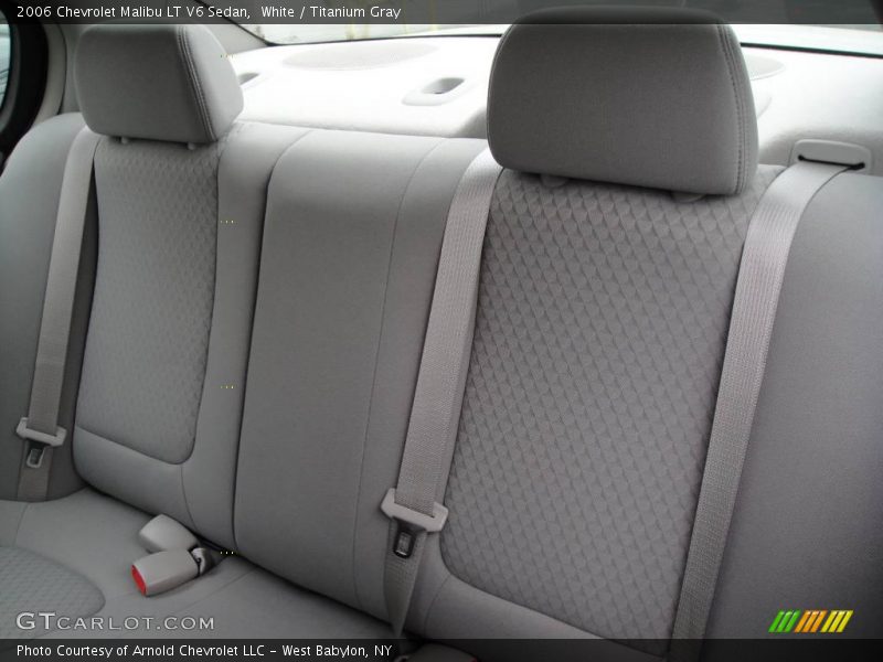 White / Titanium Gray 2006 Chevrolet Malibu LT V6 Sedan