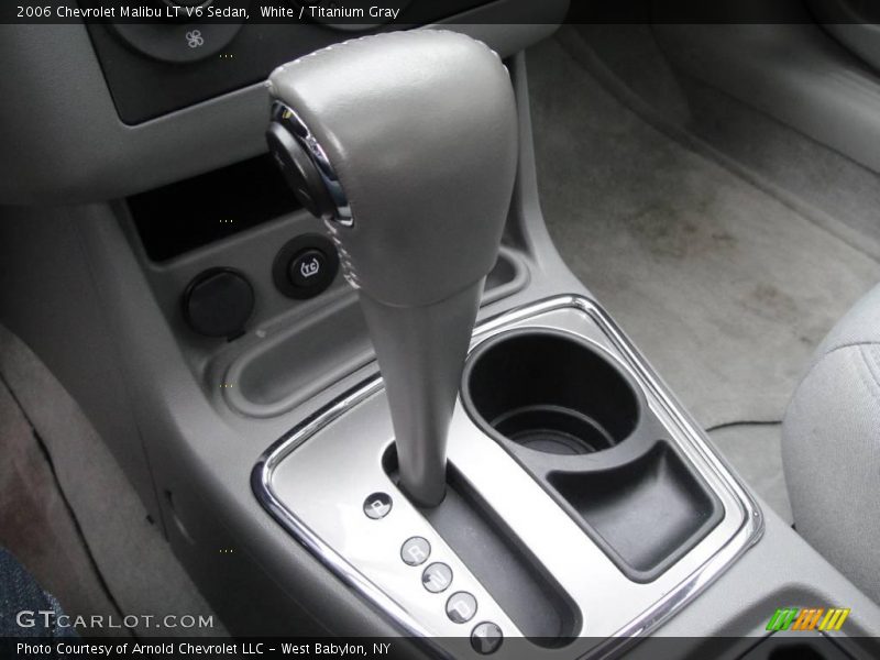 White / Titanium Gray 2006 Chevrolet Malibu LT V6 Sedan