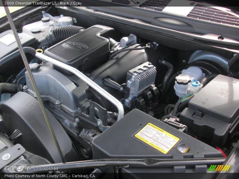 Black / Gray 2009 Chevrolet TrailBlazer LT