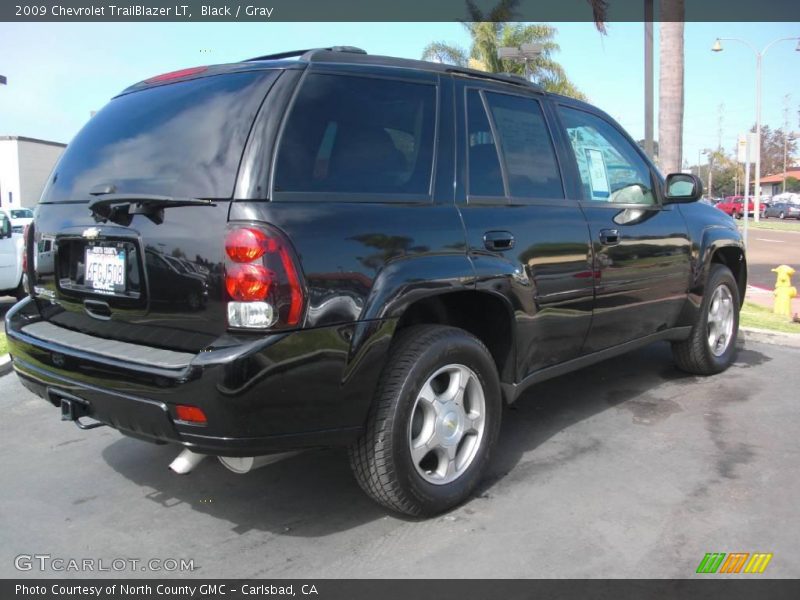 Black / Gray 2009 Chevrolet TrailBlazer LT