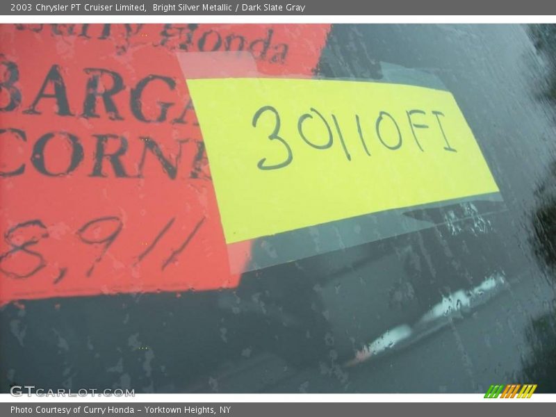 Bright Silver Metallic / Dark Slate Gray 2003 Chrysler PT Cruiser Limited