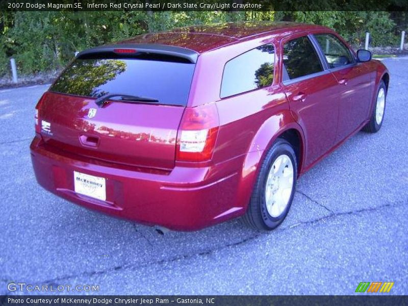 Inferno Red Crystal Pearl / Dark Slate Gray/Light Graystone 2007 Dodge Magnum SE