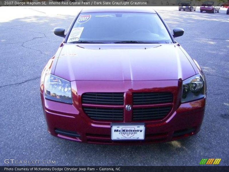 Inferno Red Crystal Pearl / Dark Slate Gray/Light Graystone 2007 Dodge Magnum SE