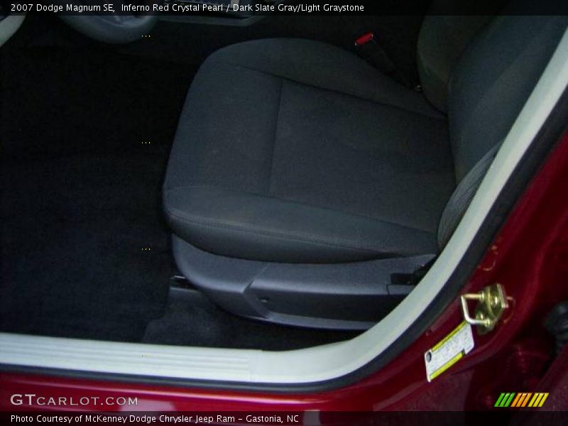 Inferno Red Crystal Pearl / Dark Slate Gray/Light Graystone 2007 Dodge Magnum SE