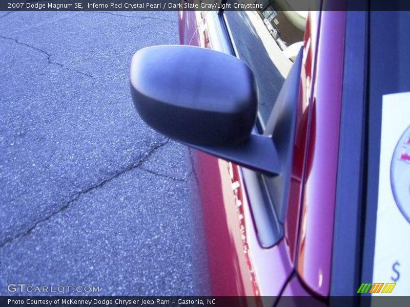 Inferno Red Crystal Pearl / Dark Slate Gray/Light Graystone 2007 Dodge Magnum SE