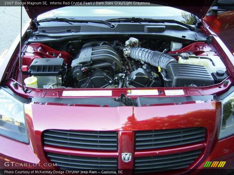 Inferno Red Crystal Pearl / Dark Slate Gray/Light Graystone 2007 Dodge Magnum SE