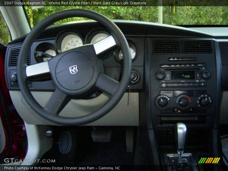 Inferno Red Crystal Pearl / Dark Slate Gray/Light Graystone 2007 Dodge Magnum SE