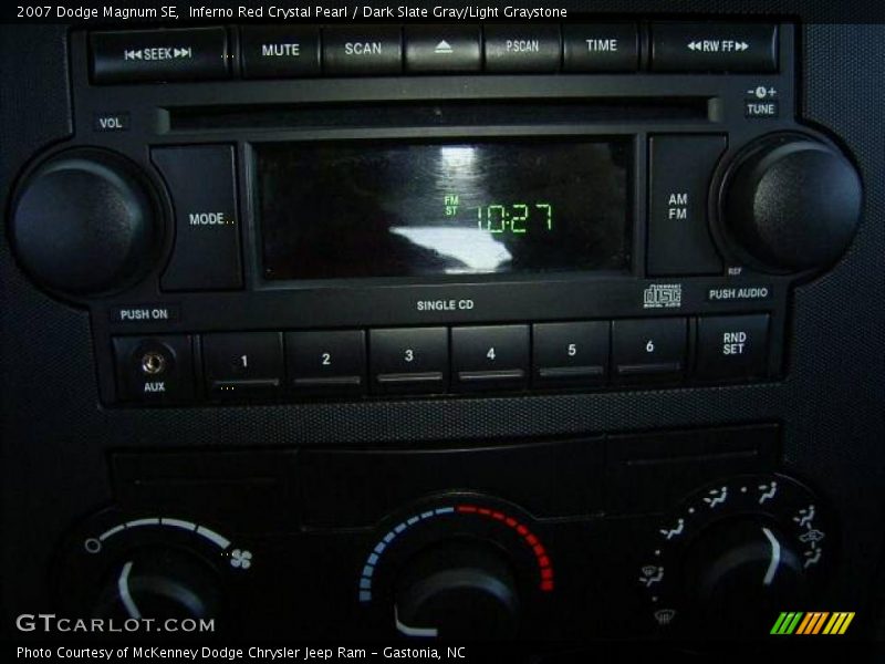 Inferno Red Crystal Pearl / Dark Slate Gray/Light Graystone 2007 Dodge Magnum SE