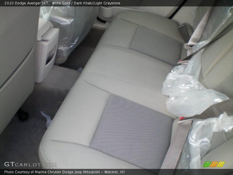 White Gold / Dark Khaki/Light Graystone 2010 Dodge Avenger SXT