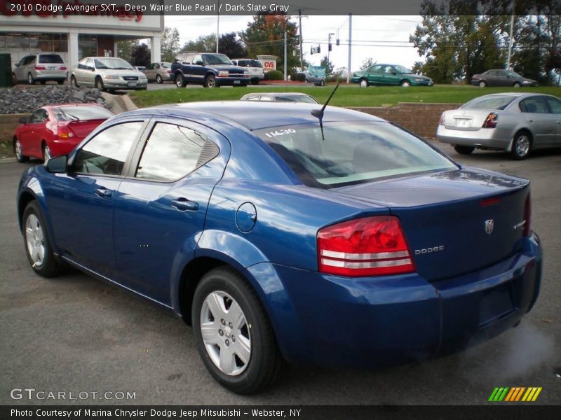 Deep Water Blue Pearl / Dark Slate Gray 2010 Dodge Avenger SXT