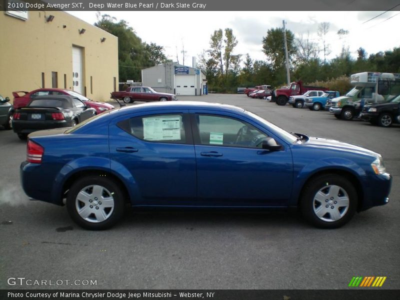 Deep Water Blue Pearl / Dark Slate Gray 2010 Dodge Avenger SXT