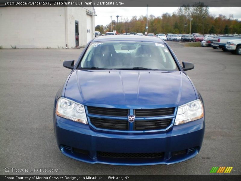 Deep Water Blue Pearl / Dark Slate Gray 2010 Dodge Avenger SXT
