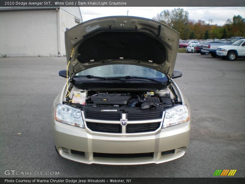 White Gold / Dark Khaki/Light Graystone 2010 Dodge Avenger SXT