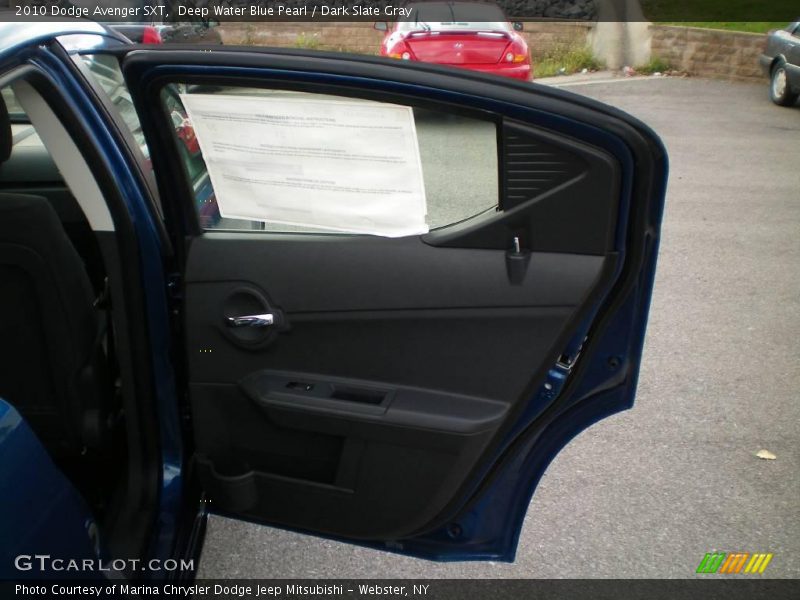 Deep Water Blue Pearl / Dark Slate Gray 2010 Dodge Avenger SXT