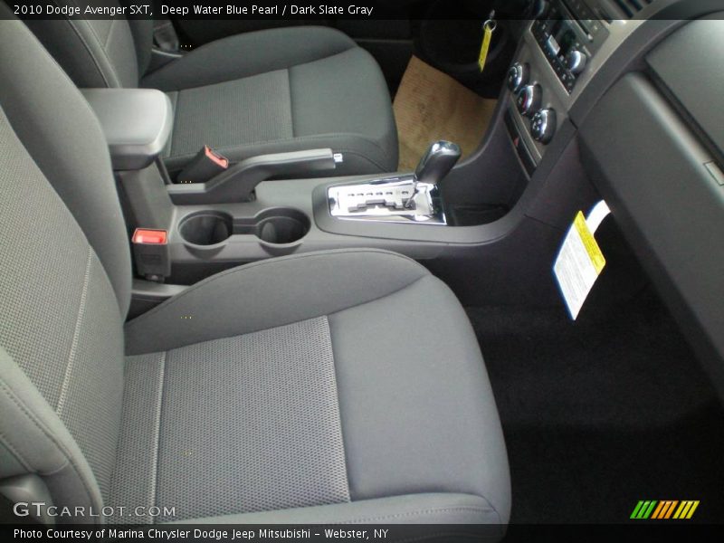 Deep Water Blue Pearl / Dark Slate Gray 2010 Dodge Avenger SXT