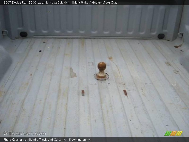 Bright White / Medium Slate Gray 2007 Dodge Ram 3500 Laramie Mega Cab 4x4