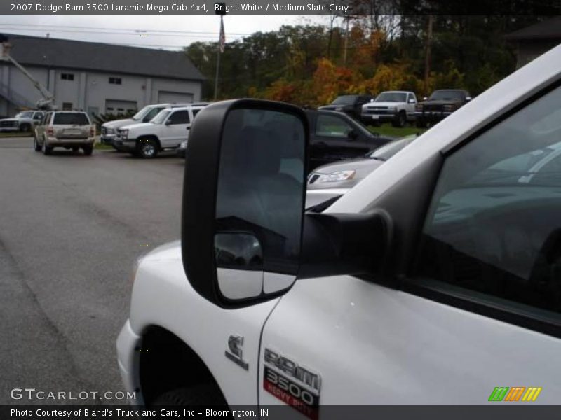 Bright White / Medium Slate Gray 2007 Dodge Ram 3500 Laramie Mega Cab 4x4